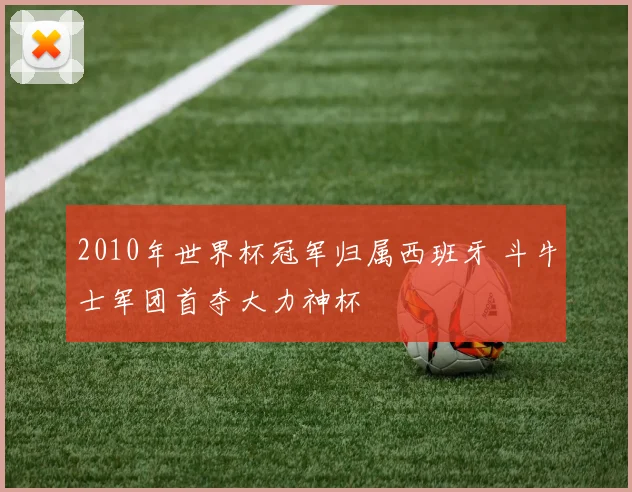 2010年世界杯冠军归属西班牙 斗牛士军团首夺大力神杯