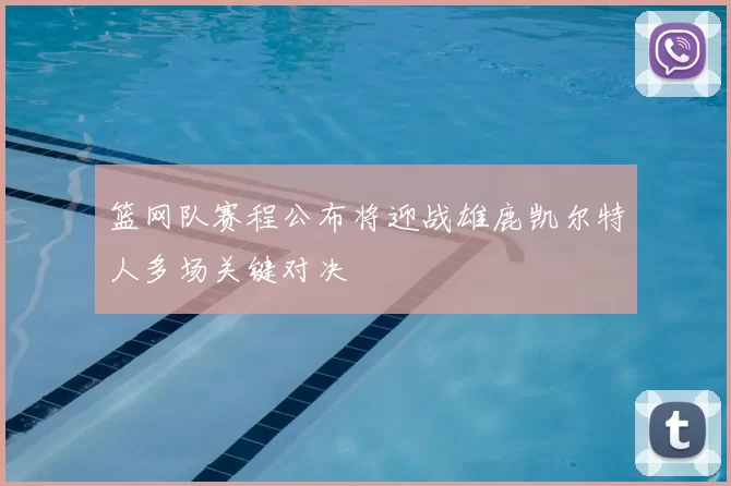 篮网队赛程公布将迎战雄鹿凯尔特人多场关键对决